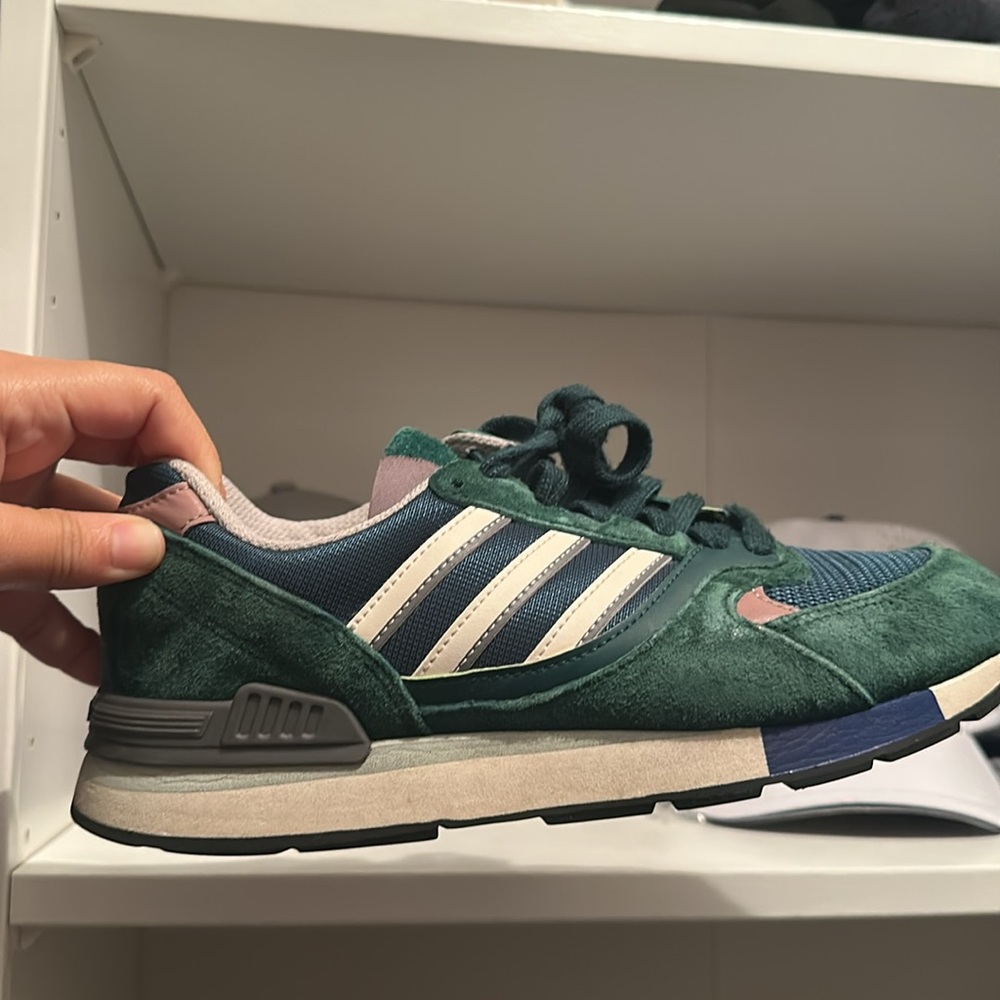 Adidas Kids Sneakers in Green and White
